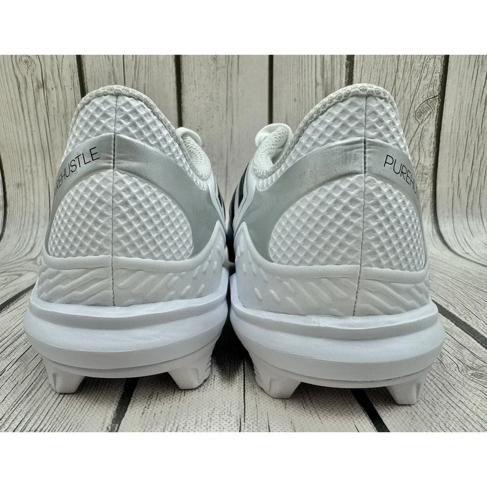 Adidas Men's Purehustles MD White Black Size 7.5 IG7139 New